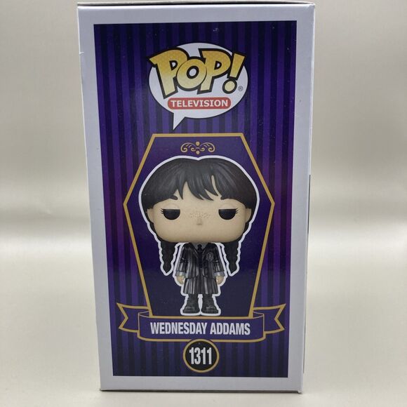 Funko Pop! Wednesday Addams # 1311 Hot Topic Exclusive Metallic Toy Collectible - Picture 10 of 10